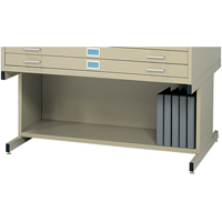 High Base for Steel Plan File Cabinet OB166 | Ontario Packaging