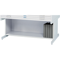 High Base for Steel Plan File Cabinet OB167 | Ontario Packaging