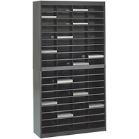 Heavy-duty Literature Organizers, Stationary, 72 Slots, Steel, 37-1/2" W x 12-3/4" D x 71" H Ontario Packaging