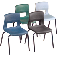 Horizon Chairs, Plastic, Black OD933 | Ontario Packaging