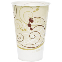 Disposable Cups, Paper, 12 oz., Multi-Colour OE075 | Ontario Packaging
