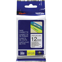 Tze Tape Cartridges, 12 mm x 26-1/4', Black on White ON443 | Ontario Packaging