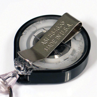 Retractable Mini-Bak<sup>®</sup> ID Badge Holders, Plastic, 36" Cable, Belt Clip Attachment ON545 | Ontario Packaging