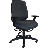 Cierra™ Heavy Duty Ergonomic Chairs, Fabric, Black, 400 lbs. Capacity OP256 | Ontario Packaging