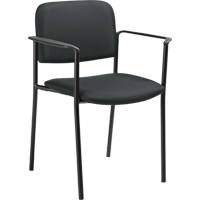 Stacking Chairs, Fabric, 32" High, 300 lbs. Capacity, Charcoal OP318 | Ontario Packaging
