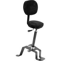 TA 300™ Ergonomic Sit/Stand Welding Chair, Sit/Stand, Adjustable, Fabric Seat, Black/Grey OP496 | Ontario Packaging