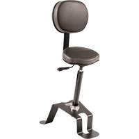 SF130 Welding Grade Ergonomic Chair, Suede, Black, 300 lbs. Capacity OP499 | Ontario Packaging