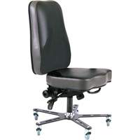 SF160 Welding Grade Ergonomic Chair, Suede, Black, 300 lbs. Capacity OP505 | Ontario Packaging