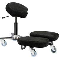 VEGA Welding Grade Ergonomic Chair, Suede, Black, 300 lbs. Capacity OP509 | Ontario Packaging
