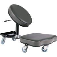 Flex Ergonomic Chair, Vinyl, Black/Grey Ontario Packaging
