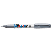 Dura-Ink&reg; #15 Permanent Marker, Fine, Silver Ontario Packaging