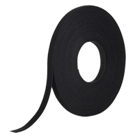 One-Wrap&reg; Fastener Tape, Hook & Loop, 25 yds x 1/2", Self-Grip, Black Ontario Packaging
