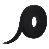 One-Wrap&reg; Fastener Tape, Hook & Loop, 25 yds x 1", Self-Grip, Black Ontario Packaging