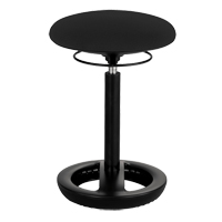 Chaise ergonomique Twixt, Stationnaire, Ajustable, , Mailles en polyester Si&egrave;ge, Noir Ontario Packaging