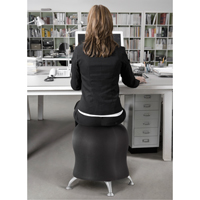 Zenergy™ Ball Chair, Fabric, Black, 250 lbs. Capacity OP694 | Ontario Packaging