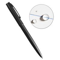 All-Weather Metal Pen, Blue, 0.8 mm, Retractable OQ371 | Ontario Packaging