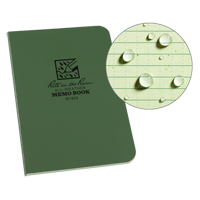 Memo Book, Soft Cover, Green, 112 Pages, 3-1/2" W x 5" L Ontario Packaging