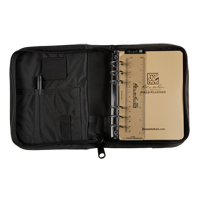 Field Planner Starter Kit, Soft Cover, Black, 0 Pages, 4-5/8" W x 7" L OQ444 | Ontario Packaging