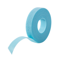 One-Wrap<sup>®</sup> Cable Management Tape, Hook & Loop, 25 yds x 5/8", Self-Grip, Aqua OQ533 | Ontario Packaging