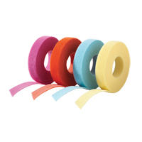 One-Wrap<sup>®</sup> Cable Management Tape, Hook & Loop, 25 yds x 3/4", Self-Grip, Yellow OQ539 | Ontario Packaging