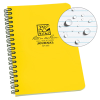 Side-Spiral Notebook, Soft Cover, Yellow, 64 Pages, 4-5/8" W x 7" L Ontario Packaging