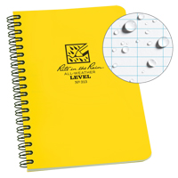 Side-Spiral Notebook, Soft Cover, Yellow, 64 Pages, 4-5/8" W x 7" L OQ546 | Ontario Packaging