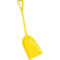 Food Processing Shovel, 13" x 17" Blade, 42-1/2" Length, Plastic, Yellow OQ649 | Ontario Packaging