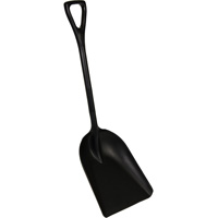 Food Processing Shovel, 13-1/4" x 6-3/5" Blade, 42-1/2" Length, Plastic, Black OQ650 | Ontario Packaging