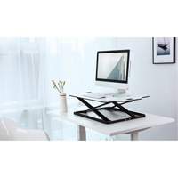 Goya™ Sit-Stand Workstation, Desktop Unit, 20" H x 31" W x 21-1/2" D, White OQ764 | Ontario Packaging