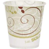 Disposable Cup, Paper, 5 oz., Brown OQ766 | Ontario Packaging