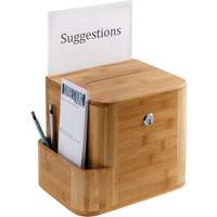 Boîte à suggestions en bambou OQ927 | Ontario Packaging