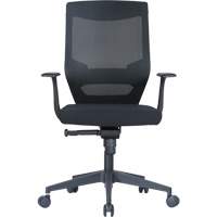 Activ™ Series Synchro-Tilt Office Chair, Fabric/Mesh, Black, 250 lbs. Capacity OQ963 | Ontario Packaging