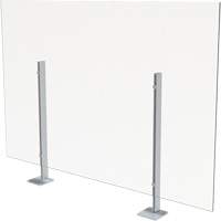 Surface Mount Sneeze Guard, 36" W x 36" H Ontario Packaging