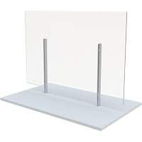 Freestanding Board Mount Sneeze Guard, 36" W x 36" H OR024 | Ontario Packaging