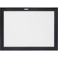 Black MDF Frame Whiteboard, Dry-Erase/Magnetic, 24" W x 18" H OR130 | Ontario Packaging