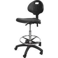 Heavy-Duty Ergonomic Stool, Mobile, Adjustable Height, 250 lbs. Capacity Ontario Packaging