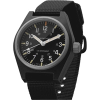 General Purpose Quartz with MaraGlo™ Watch, Analog, Battery Operated, 0.6" W x 1.3" D x 0.4" H, Black OR356 | Ontario Packaging