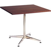 Cafeteria Table, 36" L x 36" W x 29-1/2" H, Laminate, Brown OR435 | Ontario Packaging