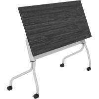 Newland Flip-Top Training Table, 24" L x 60" W x 29-1/2" H, Dark Brown OR438 | Ontario Packaging