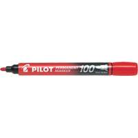 Series 100 Permanent Marker, Bullet, Red OR457 | Ontario Packaging