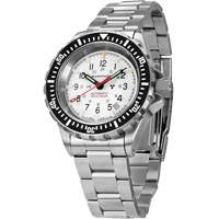 Arctic Edition Large Diver's Automatic GSAR Watch with Stainless Steel Bracelet, Digital, Battery Operated, 41 mm, Silver OR475 | Ontario Packaging