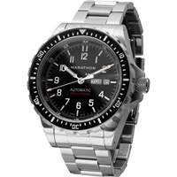 Jumbo Day/Date Automatic Watch with Stainless Steel Bracelet, Digital, Battery Operated, 46 mm, Silver OR477 | Ontario Packaging