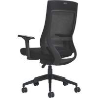 Chaise &agrave; dossier moyen avec m&eacute;canisme &agrave; basculement synchronis&eacute; &agrave; d&eacute;tection de poids , Mailles, Noir Ontario Packaging
