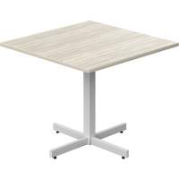 Newland Height-Adjustable Square Table, 36" L x 36" W x 29" H, 1" Top, Laminate, Tan Ontario Packaging