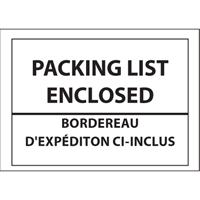 Packing List Envelopes, 4" L x 5" W, Backloading Style Ontario Packaging
