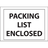 Packing List Envelopes, 4" L x 5" W, Backloading Style PB429 | Ontario Packaging