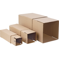 Telescopic Corrugated Boxes, 6" W x 6" L, 24" - 48" Height Range Ontario Packaging