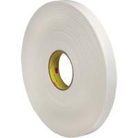 Ruban de mousse avec rev&ecirc;tement deux c&ocirc;t&eacute;s, 66 m (216') lo x 18 mm (3/4") la, 60 lb, Poly&eacute;thyl&egrave;ne Ontario Packaging