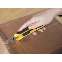 Five-Position Safety Knife, 18 mm, Silver, Rubber Handle Ontario Packaging