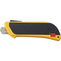 Automatic Self-Retracting Safety Knife with Guard, 10 mm, Carbon Steel, Heavy-Duty, Plastic Handle Ontario Packaging
